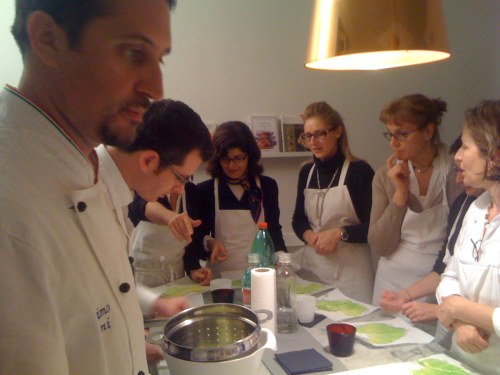 cooking class at il giardino dei sapori milano